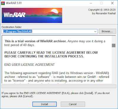 ⭐ Cara Menggunakan, Install, Download WinRAR - aura-ilmu.com