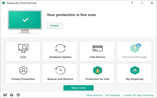 Antivirus Kaspersky Total Security